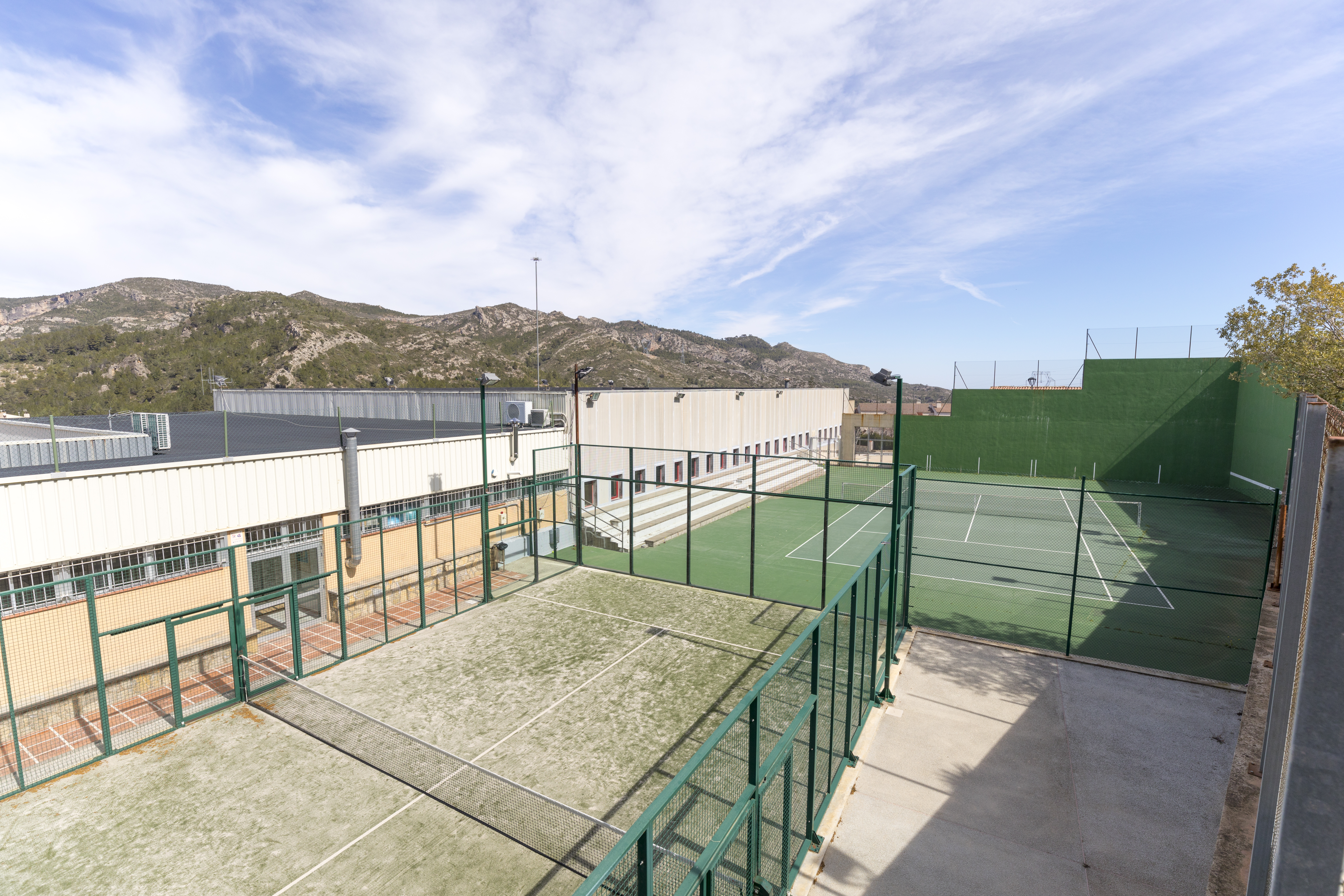 Pista de pàdel i tennis