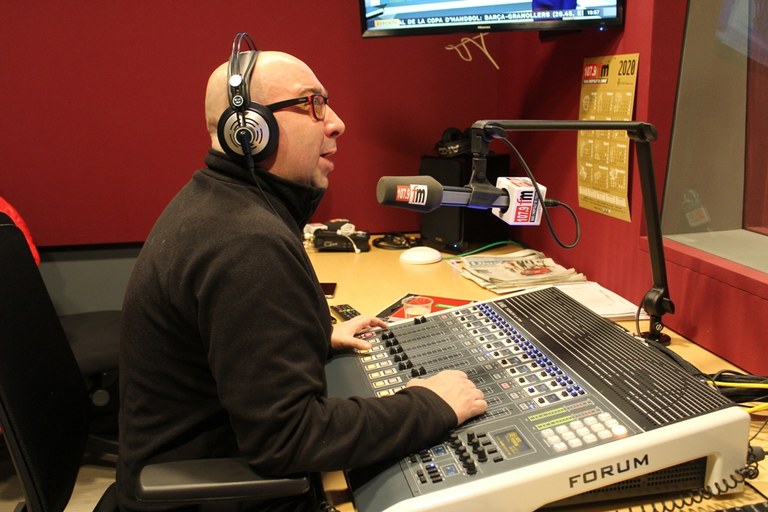 El locutor Joan Estrada