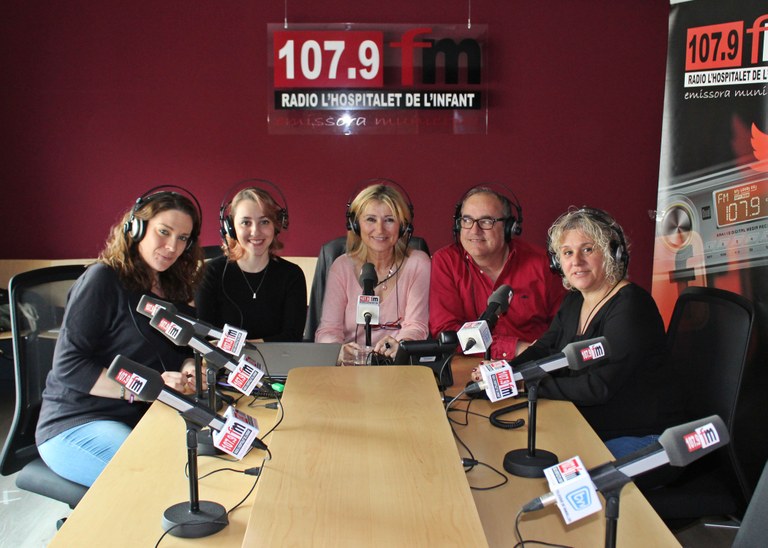 L'equip de Ràdio l'Hospitalet de l'Infant