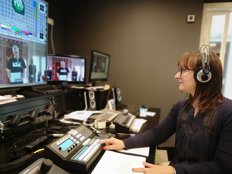 Imatge del treball d'edició de la TVV