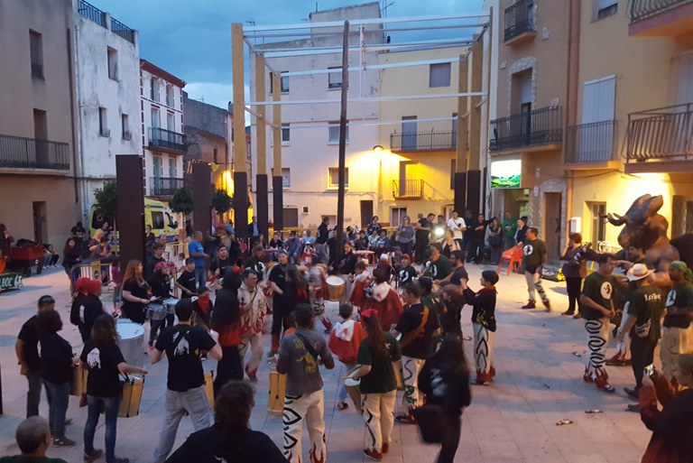 Actuació de la Colla de Diables de Vandellòs