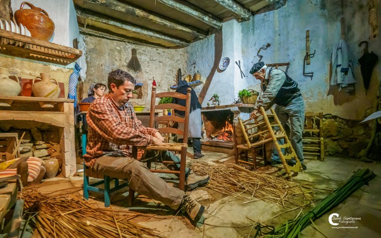 Una escena del pessebre dels Estels