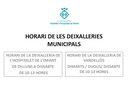 Horari de les deixalleries